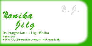 monika jilg business card